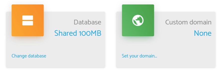 App environment details